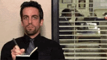 The Office Observing GIF - The Office Observing Book GIFs