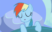 Sleeping Rainbow Dash GIF - Sleeping Rainbow Dash Mlp GIFs