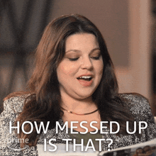 How Messed Up Is That Amy King GIF - How Messed Up Is That Amy King Shiny Happy People Duggar Family Secrets GIFs