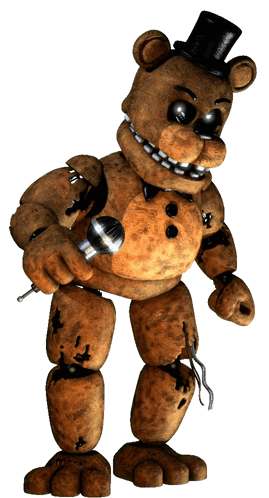 Withered Freddy Freddy Fazbear Sticker - Withered Freddy Withered