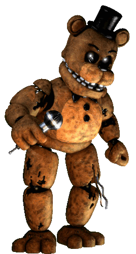 Withered Freddy Toy Freddy GIF - Withered Freddy Toy Freddy
