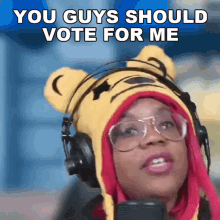 You Guys Should Vote For Me Aychristene GIF