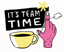 time team brand tea cup