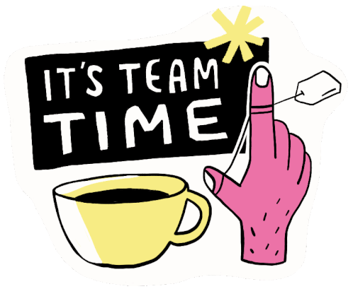 Time Team Sticker - Time Team Brand Stickers
