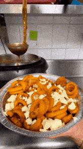 Curly Fry Poutine Curly Fries GIF - Curly Fry Poutine Curly Fries Gravy GIFs