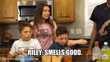 Smells Good Riley GIF - Smells Good Riley Nate GIFs