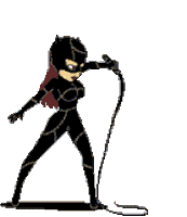 Catwoman Whip Villain Sticker - Catwoman Whip Villain Batman Stickers