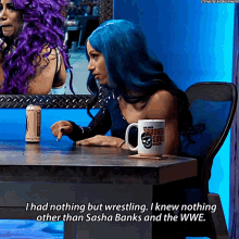 Sasha Banks I Had Nothing But Wrestling GIF - Sasha Banks I Had Nothing But Wrestling I Knew Nothing GIFs