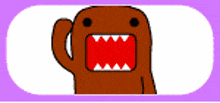 a picture of a cartoon character with a big mouth and teeth