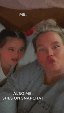 Mom And Daughter Funny Faces GIF - Mom And Daughter Funny Faces Cute Girl Pic GIFs