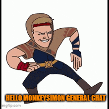 Monkeysimon Hello GIF - Monkeysimon Hello GIFs