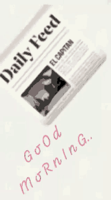 Good Morning Daily Feed GIF - Good Morning Daily Feed Newspaper GIFs
