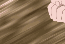 a close up of a person 's fist in a cartoon