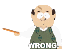 Wrong Richard Adler Sticker - Wrong Richard Adler South Park Stickers