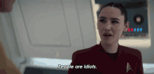 People Are Idiots Laan Noonien Singh GIF - People Are Idiots Laan Noonien Singh Star Trek Strange New Worlds GIFs