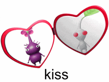 pikmin pikmin 4 white pikmin purple pikmin kiss