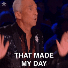 That Made My Day Bruno Tonioli GIF - That Made My Day Bruno Tonioli Britain'S Got Talent GIFs