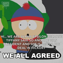 We All Agreed Stan Marsh GIF - We All Agreed Stan Marsh South Park GIFs