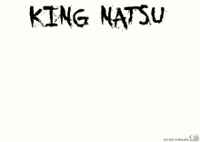 Fairy Tail GIF - Fairy Tail King Natsu GIFs