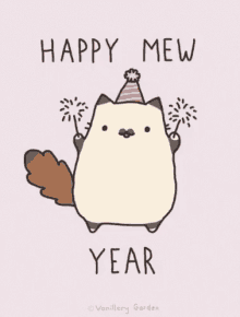 Heppy Happy Mew Year GIF - Heppy Happy Mew Year GIFs