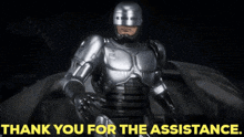 Mortal Kombat Robocop GIF - Mortal Kombat Robocop Thank You For The Assistance GIFs