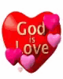 hearts god is love love