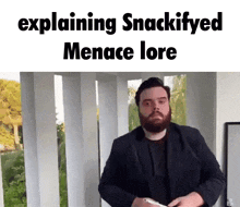 Snackifyed Menace Lore GIF - Snackifyed Menace Lore Explaining GIFs