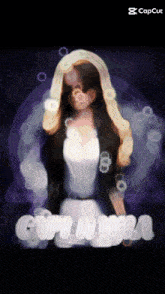 a painting of a woman with the name captain morgan on it