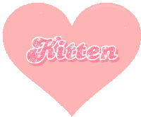 Kitten Heart Sticker - Kitten Heart Stickers