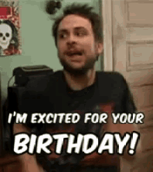 Happy Birthday Excited GIF - Happy Birthday Excited Funny GIFs