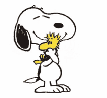 Snoopy Woodstock Hug GIF - Snoopy Woodstock Hug Love GIFs