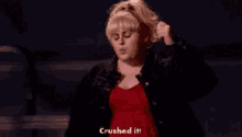 Crushed It Pitch Perfect GIF - Crushed It Pitch Perfect Rebel Wilson GIFs
