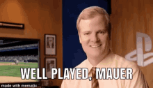 Well Played Mauer Play Station GIF - Well Played Mauer Play Station Mlb GIFs