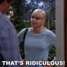 Thats Ridiculous Christy GIF - Thats Ridiculous Christy Anna Faris GIFs