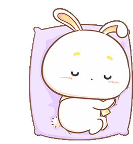 Bedtime Night Sticker - Bedtime Night Rabbit Stickers