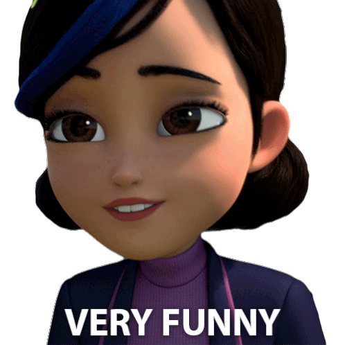Very Funny Claire Nunez Sticker - Very Funny Claire Nunez Trollhunters Tales Of Arcadia Stickers