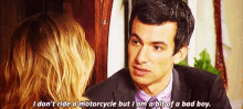 nathan for you dont ride a motorcycle bad boy