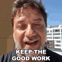 Keep The Good Work Cameo GIF - Keep The Good Work Cameo Keep Working Hard GIFs