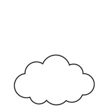 a cloud with the words think in possibilities and create solutions together on it