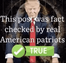 Trump Fact Check True GIF - Trump Fact Check Fact Check Fact GIFs