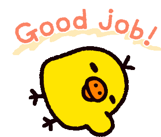 Good Job Sticker - Good Job Kiiroitori Stickers
