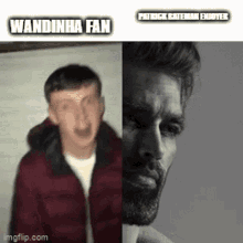 Wandinha Wandinha Fan GIF - Wandinha Wandinha Fan Patrick Bateman Enjoyer GIFs