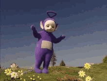 excited lala teletubbies dance dancing