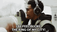 I Be Feelin Like The King Of My City Artist Julius Dubose GIF - I Be Feelin Like The King Of My City Artist Julius Dubose A Boogie Wit Da Hoodie GIFs