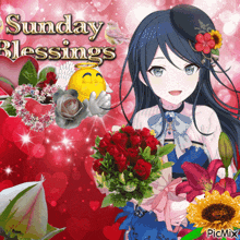 Ichika Hoshino Sunday Blessings GIF - Ichika Hoshino Sunday Blessings Pray GIFs