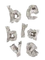 a bunch of silver balloons in the shape of the letters be