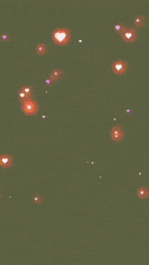 a picture of a man and a woman in a frame with hearts surrounding them