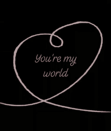 Youre My World Love You GIF - Youre My World Love You Heart GIFs