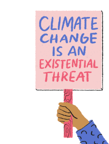 Protest Climate Change Sticker - Protest Climate Change Kamala Harris Stickers