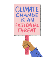 Protest Climate Change Sticker - Protest Climate Change Kamala Harris Stickers